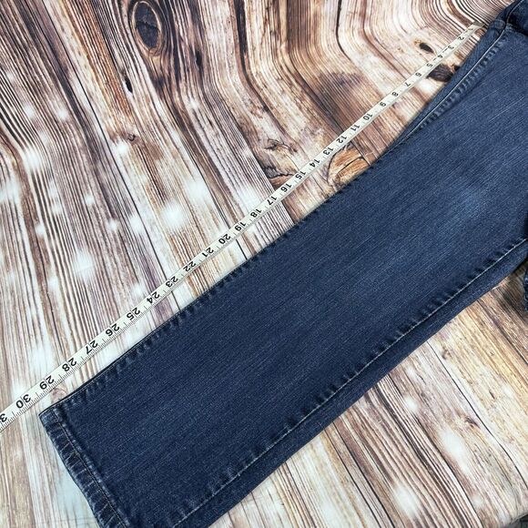 Levi's MID RISE SKINNY Womens Size 14 Blue Jeans Denim Pants Embroidered 32X30 - Picture 7 of 11